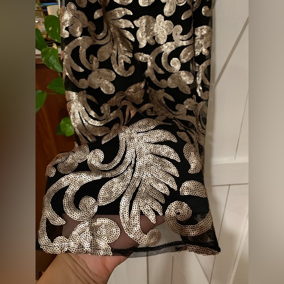 Sequin Holiday Cocktail Dress perfect for New Year’s Eve - Picture 7 of 11